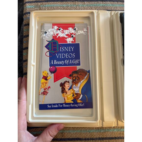 Disney Beauty & the Beast Black Diamond Edition VHS Movie Pre-Loved - Picture 4 of 9
